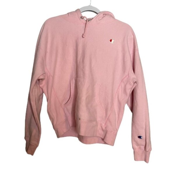 Champion Reverse Weave Baby Pink Pullover Hoodie Sweatshirt - Picture 1 of 8